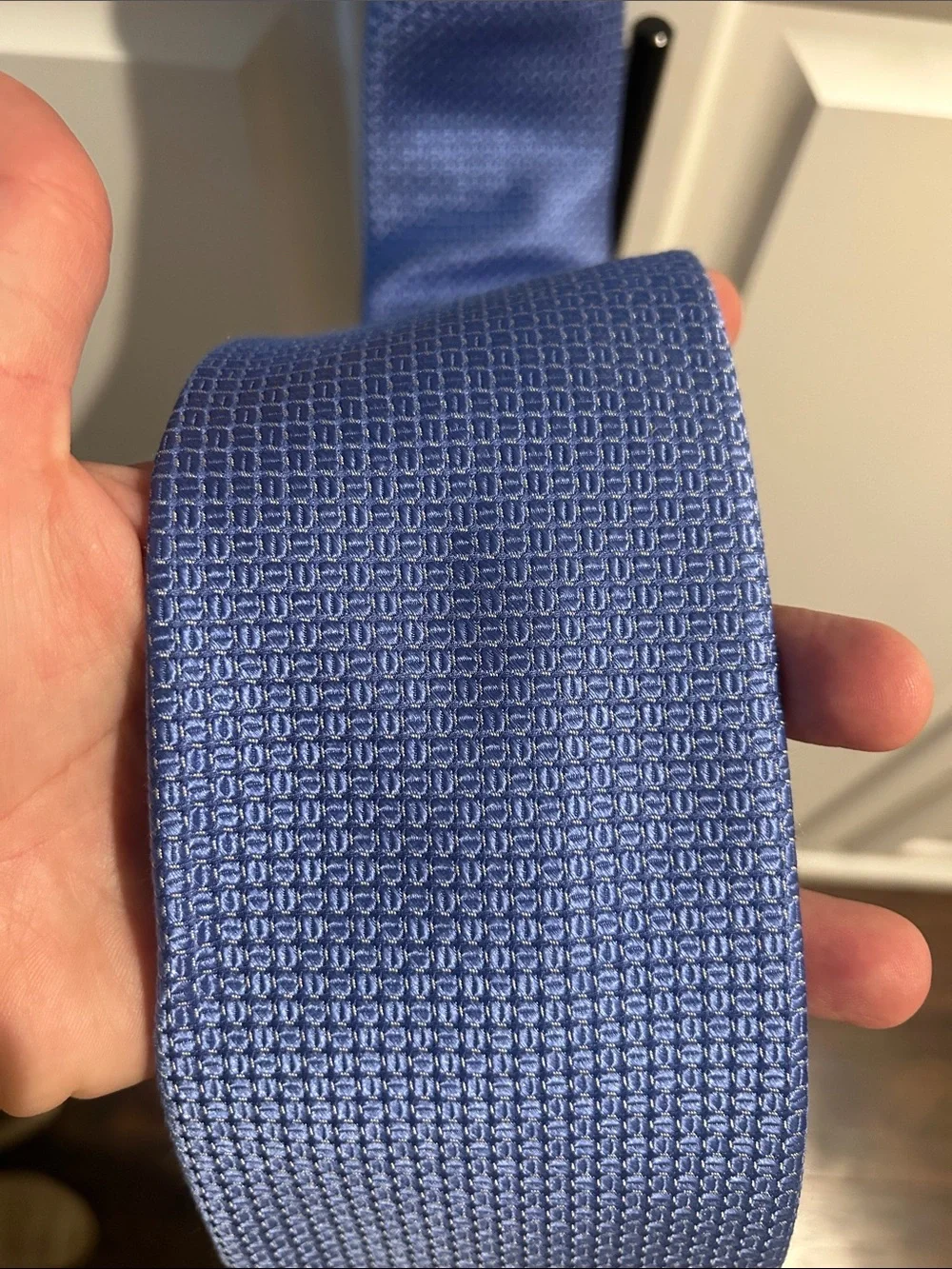 Club Room Men's Blue Textured Tie